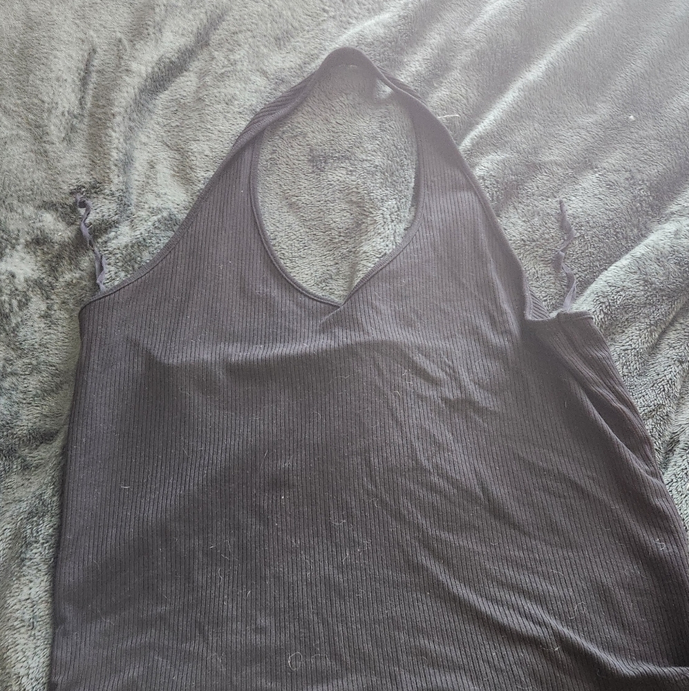Black tank top